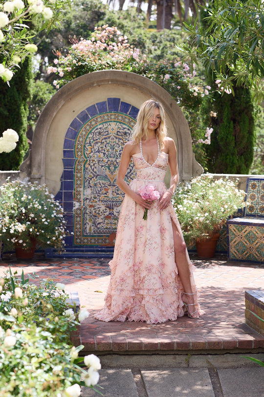 Vera | Elegantes Maxikleid aus Italienischem Leinen