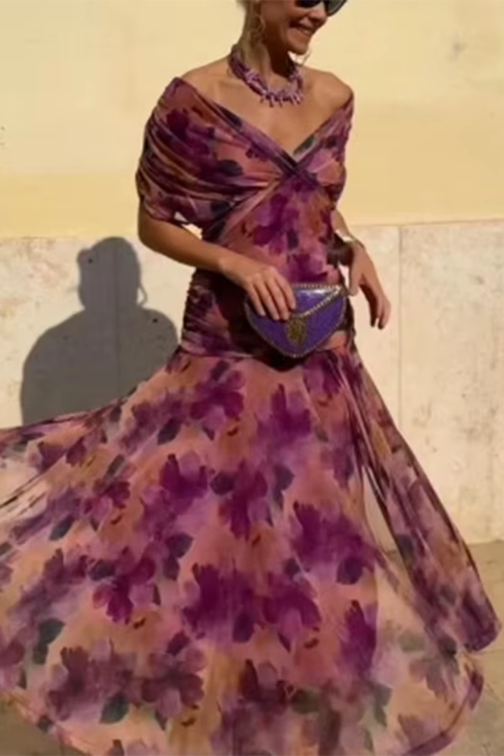 Hendrika | Elegantes Korallen-Abendkleid