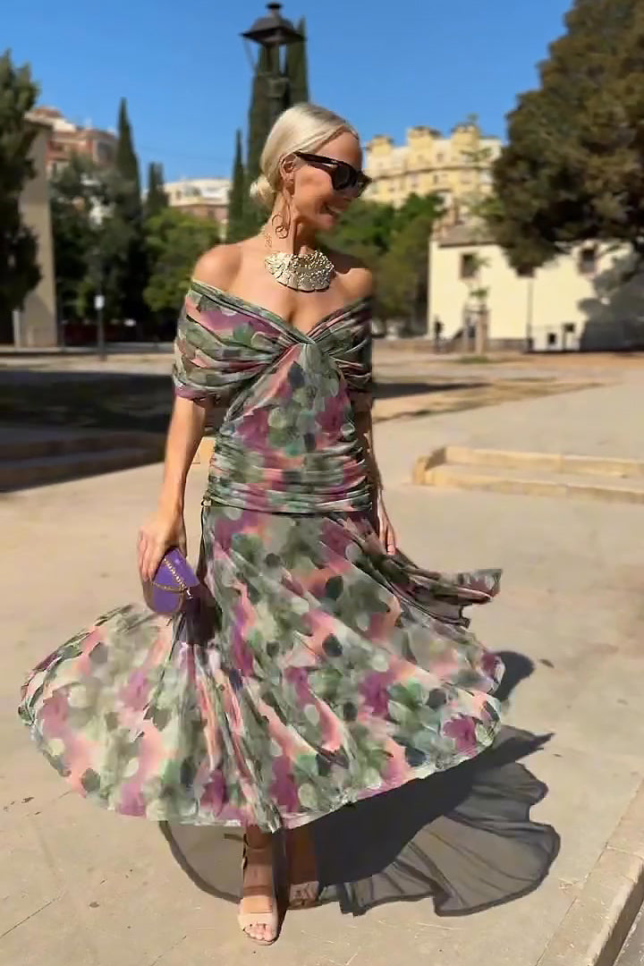 Hendrika | Elegantes Korallen-Abendkleid