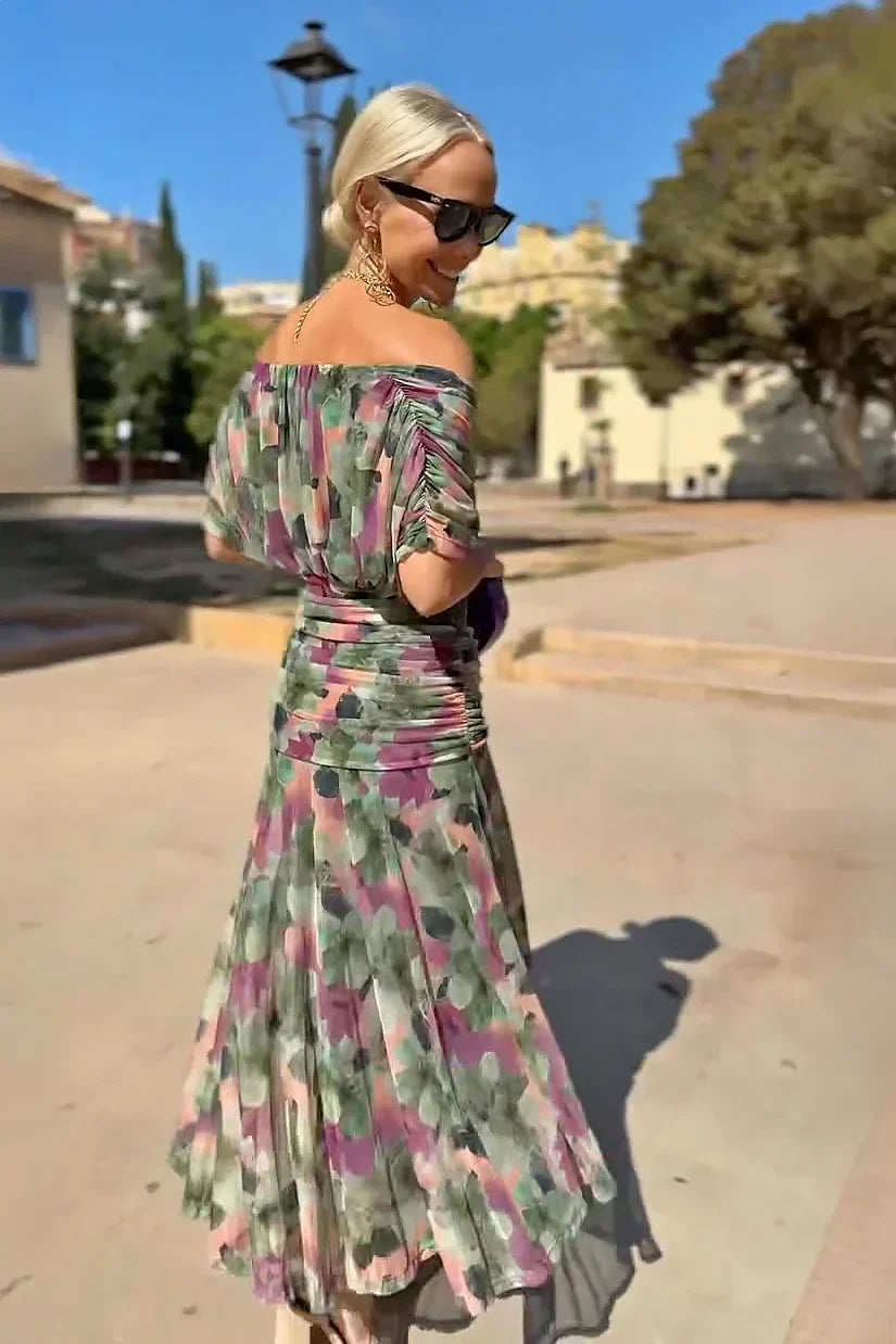 Hendrika | Elegantes Korallen-Abendkleid