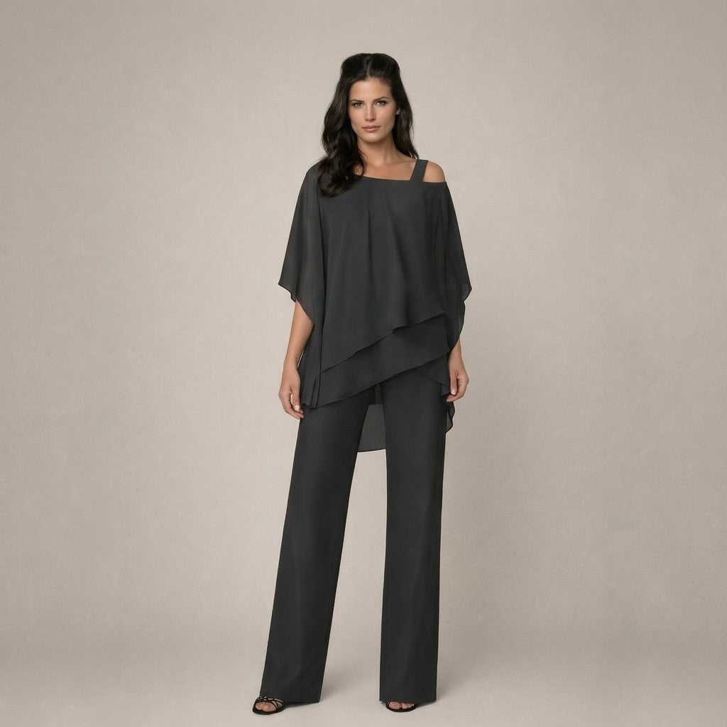 Aurelia | Off-Shoulder-Set mit Bardot-Top und Weithose
