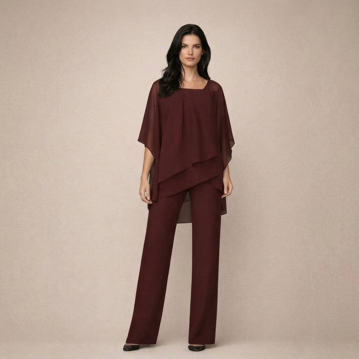 Aurelia | Off-Shoulder-Set mit Bardot-Top und Weithose