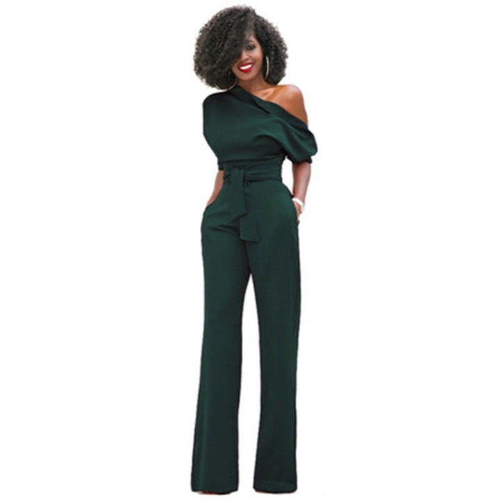 Isabella | Off-Shoulder-Jumpsuit mit weitem Bein