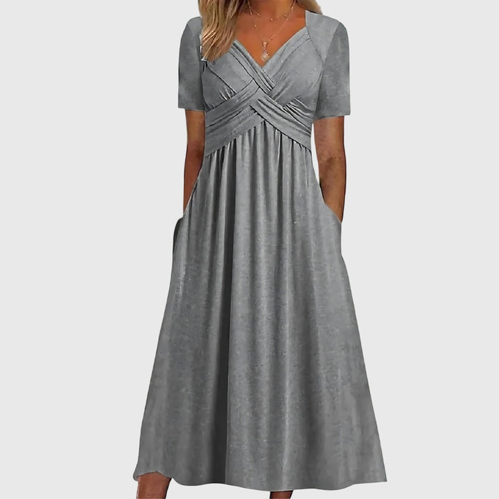 Isabella | A-Linien-Midikleid mit integrierter Shaping-Funktion