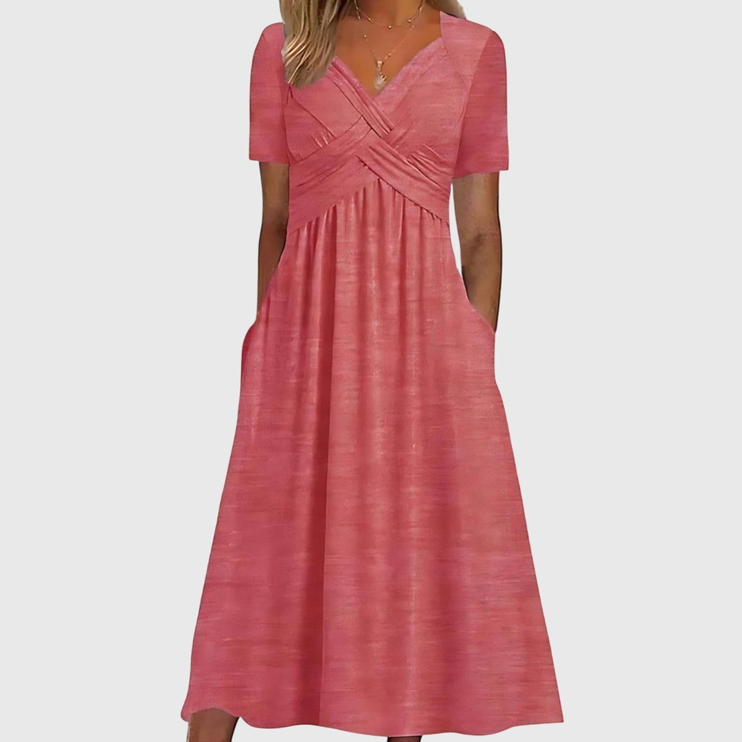Isabella | A-Linien-Midikleid mit integrierter Shaping-Funktion