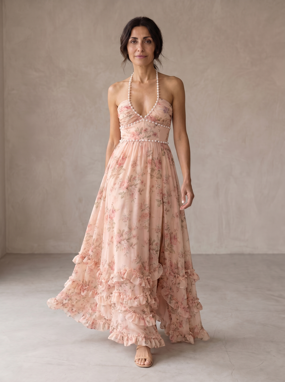Vera | Elegantes Maxikleid aus Italienischem Leinen